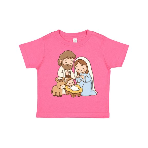 Inktastic Nativity Scene Christmas Manger Boys or Girls Toddler T-Shirt