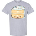 thumbnail image 3 of Inktastic Cute Smiling Cake with Confetti Sprinkles T-Shirt, 3 of 5