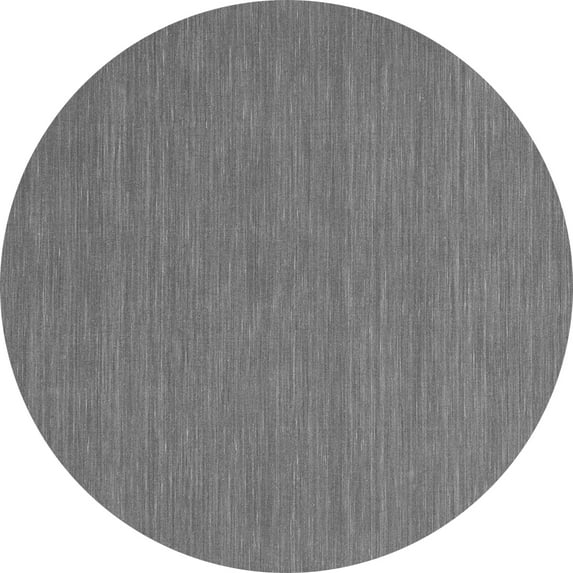Ahgly Company Indoor Round Abstract Gray Contemporary Area Rugs, 5' Round