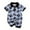 Blue, variant on Toimothcn Infants Boys Romper Jumpsuit Short Sleeve Cute Cartoon Cow Printed Lapel Romper Soft Loose Fit Jumpsuit Leisure Kids Clothes
