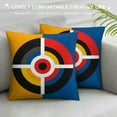 thumbnail image 3 of with Red Yellow Black White and Blue Rings Archery, Aim, Goal, Hit, Background, Sport Pillow Case,, 3 of 5