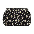 thumbnail image 2 of Qekee Daisy Print Double Clamshell Pen Case,Double Layer Pencil Pouch,Zippered Multi-FunctionalPencil Box for School, Travel, and Office Essentials, 2 of 7