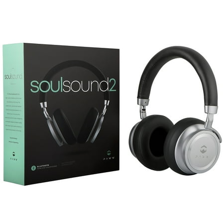 Paww SoulSound 2 Headphones - Over Ear Bluetooth 4.1 Wireless Headphones - Bass Boost Button - 17 Hours Playtime - Foldable - Modern Fashion & Sound Quality Combined - for Enthusiasts &