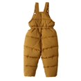 thumbnail image 2 of Esho 2-6T Toddler Boys Girls Winter Warm Snow Pants Overalls Snowsuit Jumpsuit Zipper Down Snow Bib Pants, 2 of 8