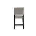 thumbnail image 4 of Linon Armond 24" High Back Velvet Counter Stool, Black/Dark Gray, 4 of 6