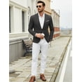 thumbnail image 4 of COOFANDY Casual Slim Fit Sport Coats for Men Regular Fit One Button Formal Blazer Jacket, 4 of 5