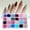 A, variant on Handmade Gel French Nail Full Cover Odorless Jelly Tips Salon Quality Reusable Manicure Set for Women 240PCS