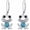 Frog 1, variant on 925 Sterling Silver Turquoise Exquisite Frog Dangle Earrings Boho Style Drop Earrings Jewelry Gifts for Women Mother