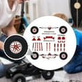 thumbnail image 6 of RC Car Tires Front Rear Axle Parts Metal DIY Kit for Enhanced MN82T LC79 MN82 MN82S 1:12 Scale Assembly, 6 of 9