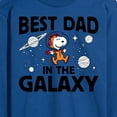 thumbnail image 3 of Peanuts - Best Dad In The Galaxy Snoopy - Men's Long Sleeve T-Shirt, 3 of 6