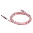 thumbnail image 5 of Cable auxiliar para automóvil para IOS 12 Audio AUX de 3,5 mm para adaptador de interfaz IOS Cable trenzado de nailon Rosa, 5 of 5