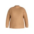 thumbnail image 5 of Terra & Sky Women's Plus Size Funnel Neck Sweater, Midweight, Sizes 0X-5X, 5 of 5