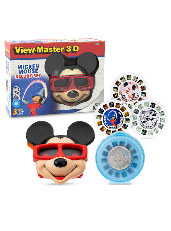 Mickey Mouse View Master Deluxe Edition: 3 Reels with Case