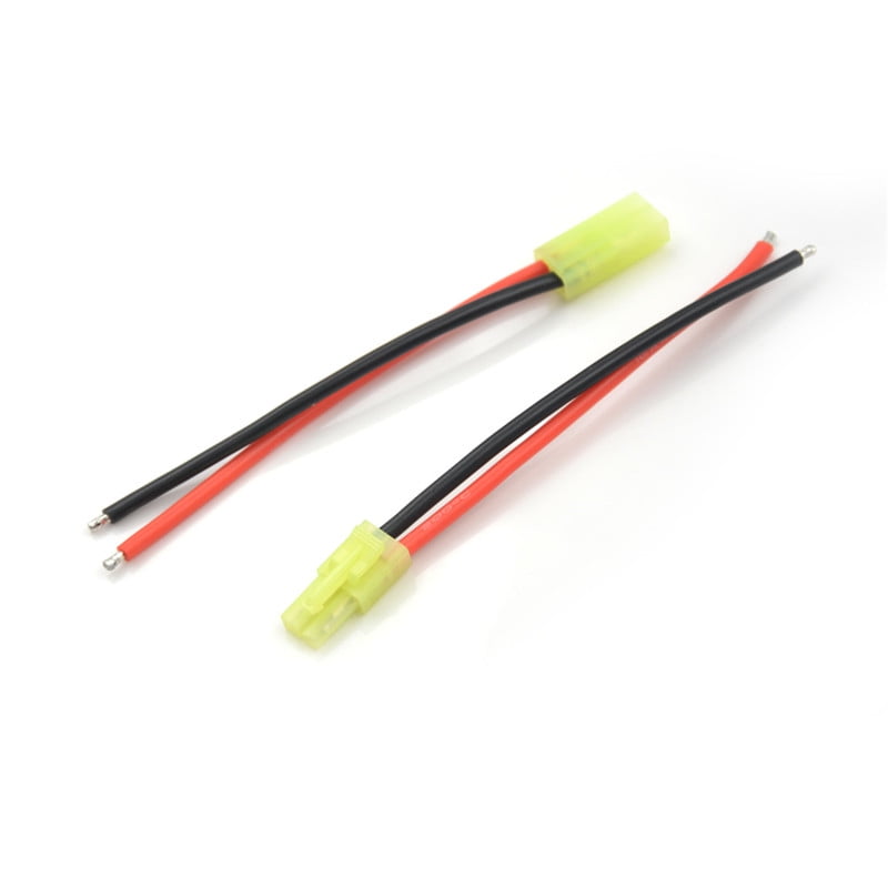 Details about   1pair Mini Tamiya Connector Male & Female 2pin Battery wire 16AW HF 