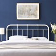 thumbnail image 2 of Headboard, Full Size, Metal, White, Modern Contemporary Urban Design, Bedroom Master Guest Suite, 2 of 6