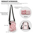 thumbnail image 6 of XYZCANDO Daisy Strawberry Cross Body Phone Purse for Womens Flower Small Messenger Handbag with Adjustable Shoulder Strap Casual Cellphone Case Over Shoulder Wallet for Travel Shop Work, 6 of 7