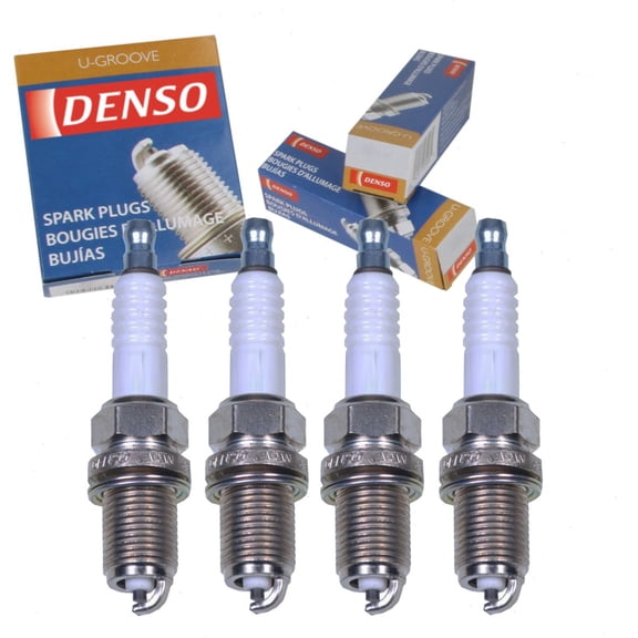 4 pc DENSO Standard U-Groove Spark Plugs compatible with Volkswagen Passat 2.0L L4 2009-2010