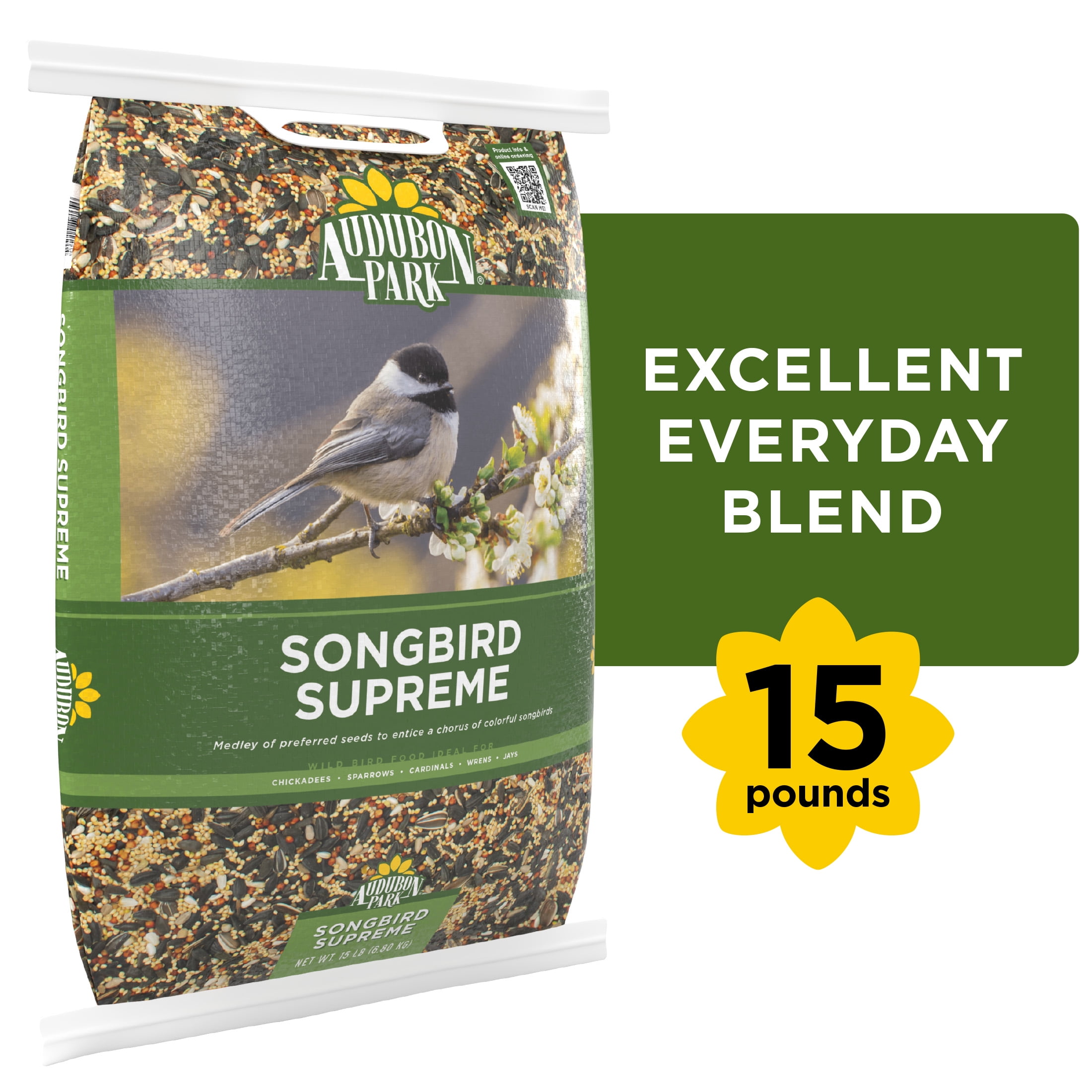 Premium Bird Seed Built in Spout Allows You To Easily Fill Feeders Premium Bird Seed Built in Spout Allows You To Easily Fill Feeders