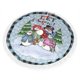 thumbnail image 2 of Falda de árbol de Navidad con flecos de encaje, letrero de corona navideña Let It Snow, muñeco de nieve familiar de metal redondo para garaje, falda de árbol suave, ligera y agradable al tacto de 48", 2 of 7