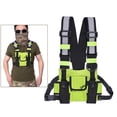 thumbnail image 4 of Nylon Chest Rig Bag Hiking Harness Shoulder Bag for Unisex ing Green, 4 of 8