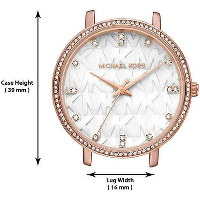 Michael Kors Pyper Quartz Crystal White Dial Ladies Watch MK4594
