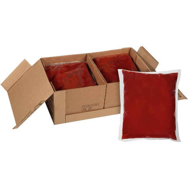 SIMPLY HEINZ Ketchup, 114 oz. Pouches (Pack of 6)