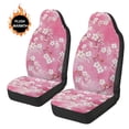 thumbnail image 4 of Uorisanigo Front Car Seat Cover - Auto Driver Seat Covers Universal Fit for Most Cars, SUVs, Trucks, and Vans, Pink Cherry Flowers Car Accessories Cushions, Breathable & Stylish, 4 of 7