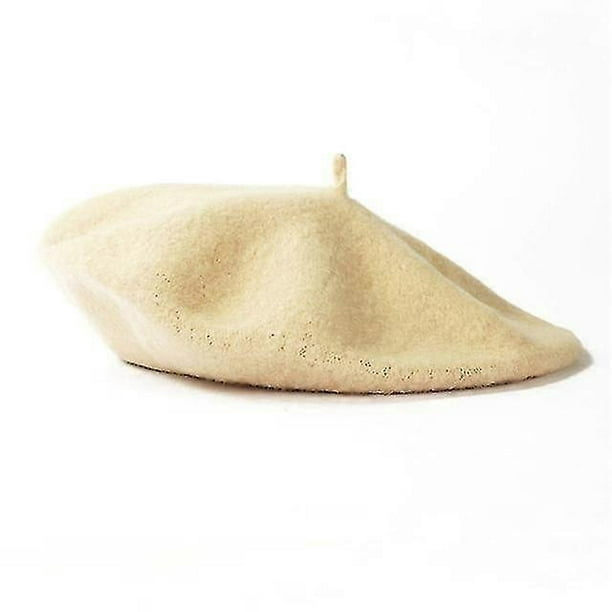Fashion Women Wool Berets Winter Hats Solid Color Beret Female Bonnet Caps Winter All Matched Warm Walking Caps