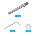 thumbnail image 3 of Unique Bargains 3/8 Inch Thread Tripod Spike 80mm Camera Tripod Ground Spike Screw Stainless Steel Spike Mount Adapter, Silver, 3 of 6