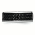 thumbnail image 3 of Cobalt Black Carbon Fiber Inlay 8mm Polished Band Size 8, 3 of 6