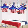 thumbnail image 3 of PMU Patriotic Prism Pre-inflated Star Shaped Flag 9 Inch Mylar-Foil Balloon with Stick (3/pkg)Pkg/1, 3 of 6