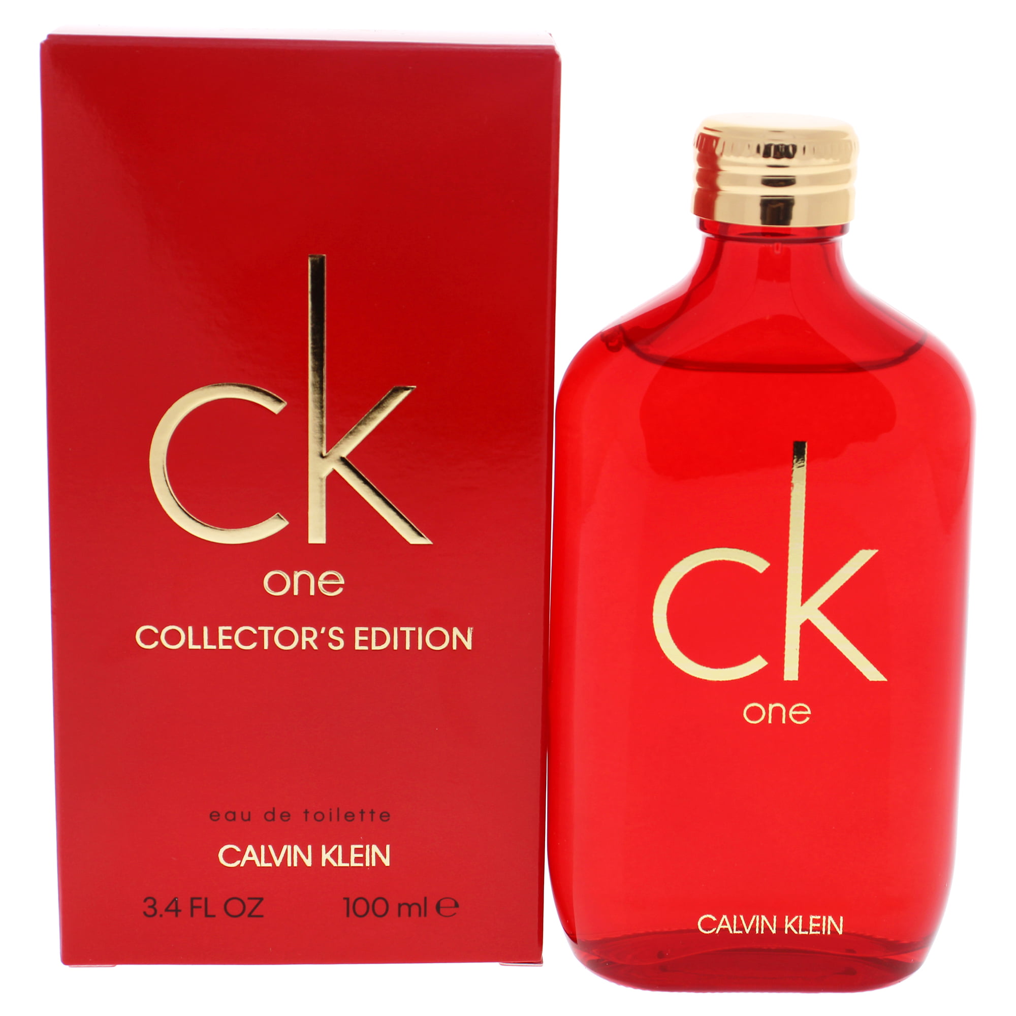 Calvin Klein Beauty CK One Red Edition Eau de Toilette, Cologne for Men,  3.4 Oz 