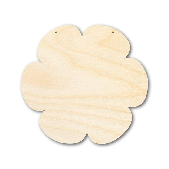 Unfinished Flower Door Hanger | DIY Craft Cutout | Door Hanger 12" / 1/8"