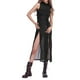 thumbnail image 2 of Vestido holgado de color liso con capucha para mujer - Tejido de punto, lavable a mano, moderno para estar por casa y salidas informales, 2 of 5
