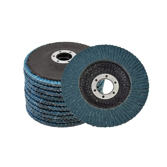 EPOTOOR 10Pcs 4.5 X 7/8 Inch 40 Grits Zirconia Flap Discs Grinding Wheel Sandpaper for Grinding 13300 RPM