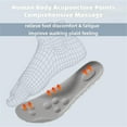 thumbnail image 4 of 2 Pairs Stepps Insoles for Men Women, Massage Insole, Enhanced Arch Support & Cushioned Comfort, Breathable Memory Foam, Fits All Shoe Types, 4 of 7
