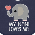 thumbnail image 4 of Inktastic My Nani Loves Me Grandchild Boys or Girls Baby Bib, 4 of 4