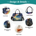 thumbnail image 3 of Medium Cooler Bag Lunch Bag Portable Meal Bag Work Meal Bag Outdoor Meal Bag Travel Meal Bag Picnic Meal Bag Going Out Meal Bag Super Cool Rainbow, 3 of 6