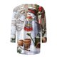 thumbnail image 5 of Camisas Navideñas Para Mujer Tops de Cuello Redondo Blusa Informal Suelta Con Manga 3/4 Y Estampado Navideño Odeerbi  ODB197931, 5 of 5