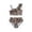 M140 Coffee, variant on Tfken Summer Girls Swimwear 2 Piece Leopard Print Ruffles Spaghetti Strap Sleeveless Vest With Bikini Bottom Set Swimsuit Fashion Beach Children Soft Bathing Suit Brown Size 7-8 Years