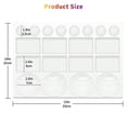 thumbnail image 2 of 20 Well Watercolor Paint Tray Palette Pallet Acrylic Painting Mixing Plastic Artist Large Square Palette 13 x 10 Inches White 1PCS, 2 of 8
