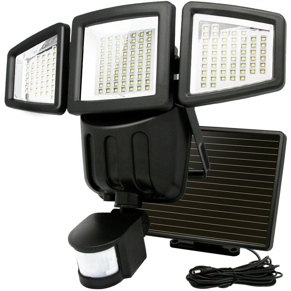 Solar Lights Motion Sensor, Costech 182 LED 1000 Lumens Outdoor Sensor Light Weatherproof Triple