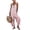 Pink #1, variant on Women's Striped Loose Fit Square Neck Rompers Sleeveless Minimalist Wide Leg Jumpsuit with Pockets Summer Casual Overall Dressy 2026 Overalls Red XL