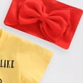 thumbnail image 4 of Xyant Toddler Baby Girl Summer Clothes If You Dont Like Tacos Im Nacho Type Romper Shorts Headband Set Infant Outfits (Yellow,12-18 Months), 4 of 7