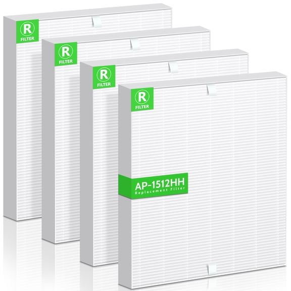 XBGG 4Pack AP-1512HH Replacement Filter for Coway Airmega AP-1512HH and 200M Airmega Air Purifier