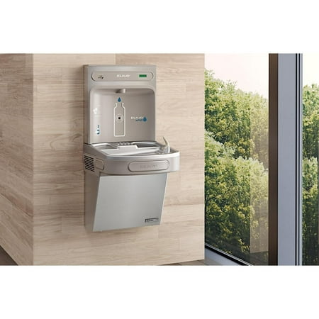 Elkay Lzsg8wsk Ezh2o Wall Mounted Drinking Fountain And Hands Free Bottle Filling Station