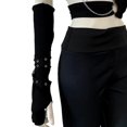thumbnail image 7 of Yvsxxv Colorful Metal Buckle Punk Fingerless Gloves Casual Arm Warmer, 7 of 7