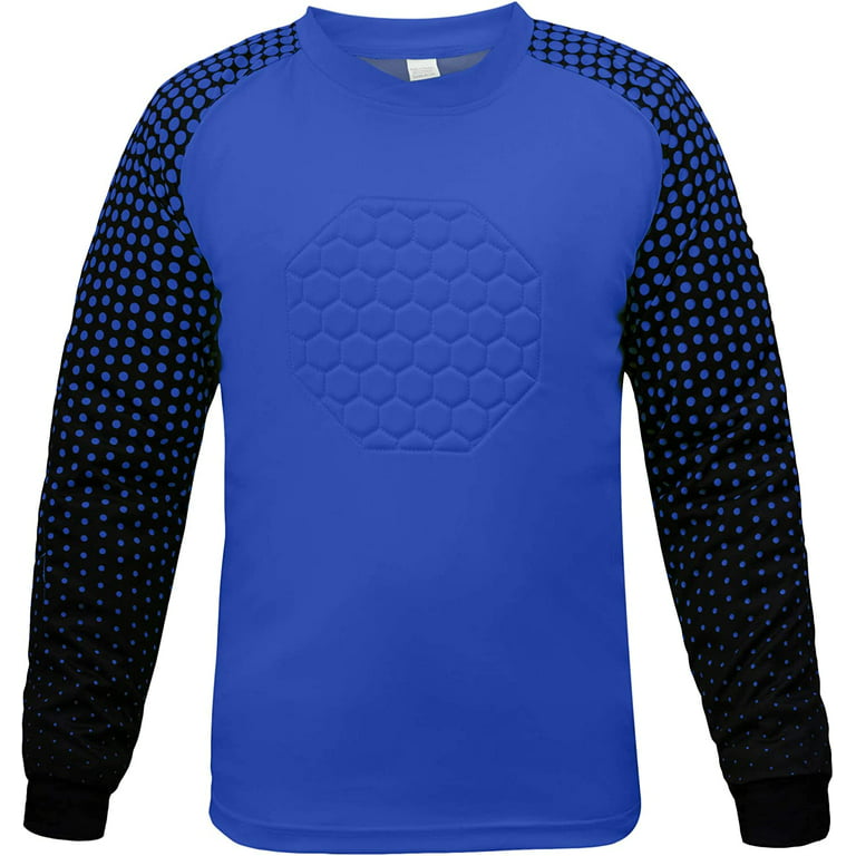 mager Tale flare Total Soccer Factory Soccer Goalie Shirt, Padded Goalkeeper Jersey, Youth  and Adult Sizes - Walmart.com