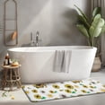 thumbnail image 2 of White Sunflower Butterfly Sun Pattern Kitchen Rug Mat,Kitchen Runner Rugs Non Skid Washable,Decorative Kitchen Floor Mats for Kitchen,Sink,Laundry,17"x47.2", 2 of 7