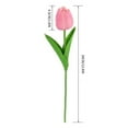 thumbnail image 3 of Darzheoy 10Pcs Artificial Tulip Real Touch Fake Flowers 13.5" for Mother's Day Easter Valentine’s Day Gifts in Bulk Home Kitchen Wedding Decorations, 3 of 7